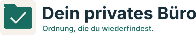 Dein privates Büro – Ordnung, die du wiederfindest